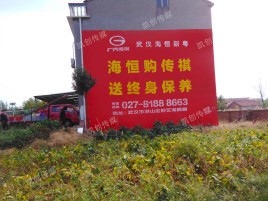 方城墙体广告影响褪色的因素