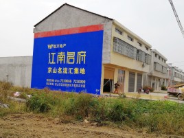 方城农村墙体广告在不同形式上面展现的不同特色