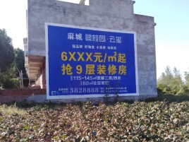 方城墙体广告的好处