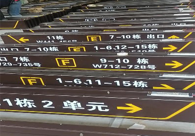 方城广告标识中，常见的几种安装方式。