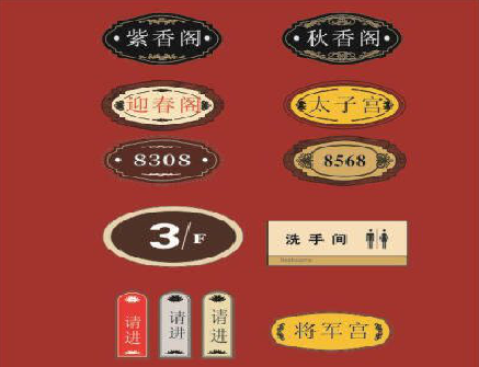 方城门牌设计制作三要素。